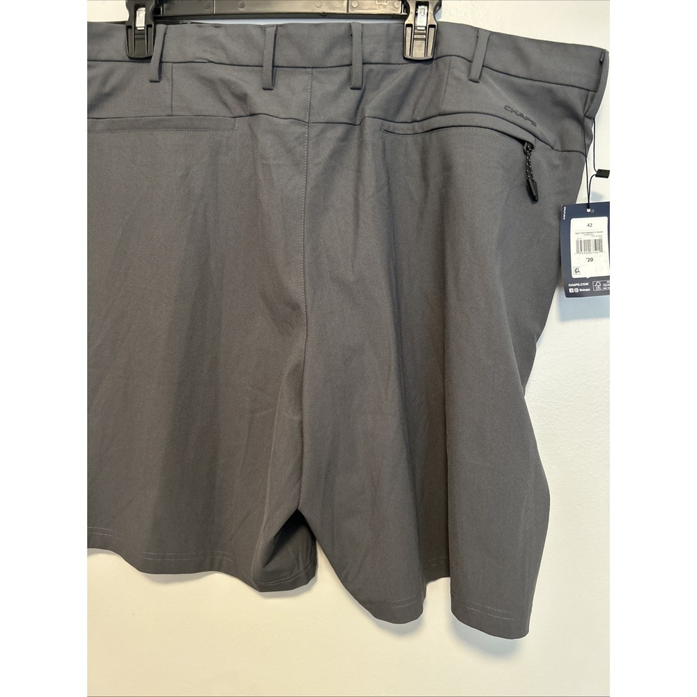 Men's Chaps Flat Front Stretch Walking Shorts Size 42 Golf, Vacation Ready - Picture 6 of 8
